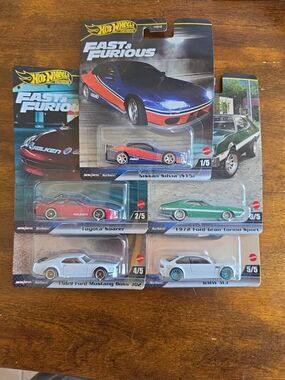 Hot Wheels Premium Fast & Furious 2023 Women of Fast Set 5 Nissan Silvia S15